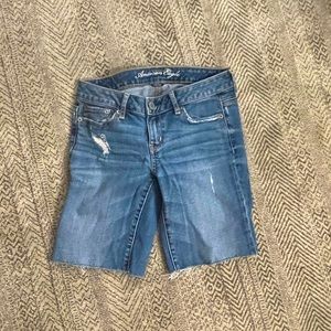 AE long shorts. Free beauty gift with purchase!